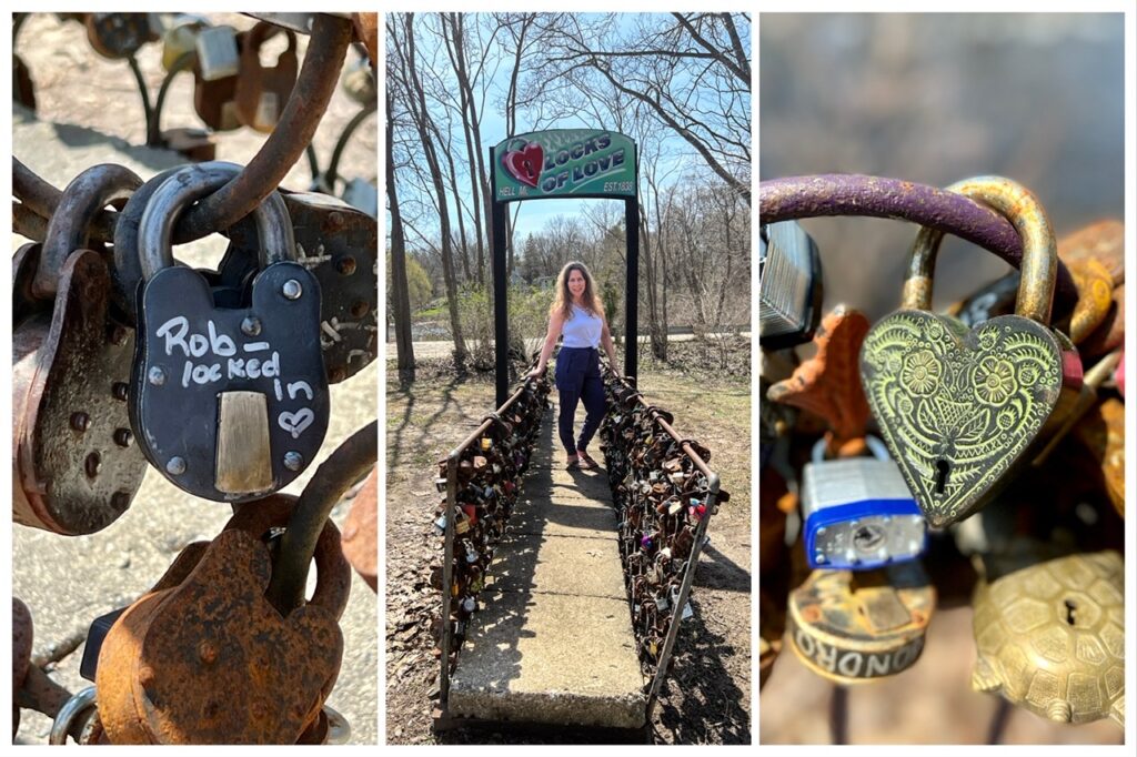 Locks of Love Bridge, Hell, MI