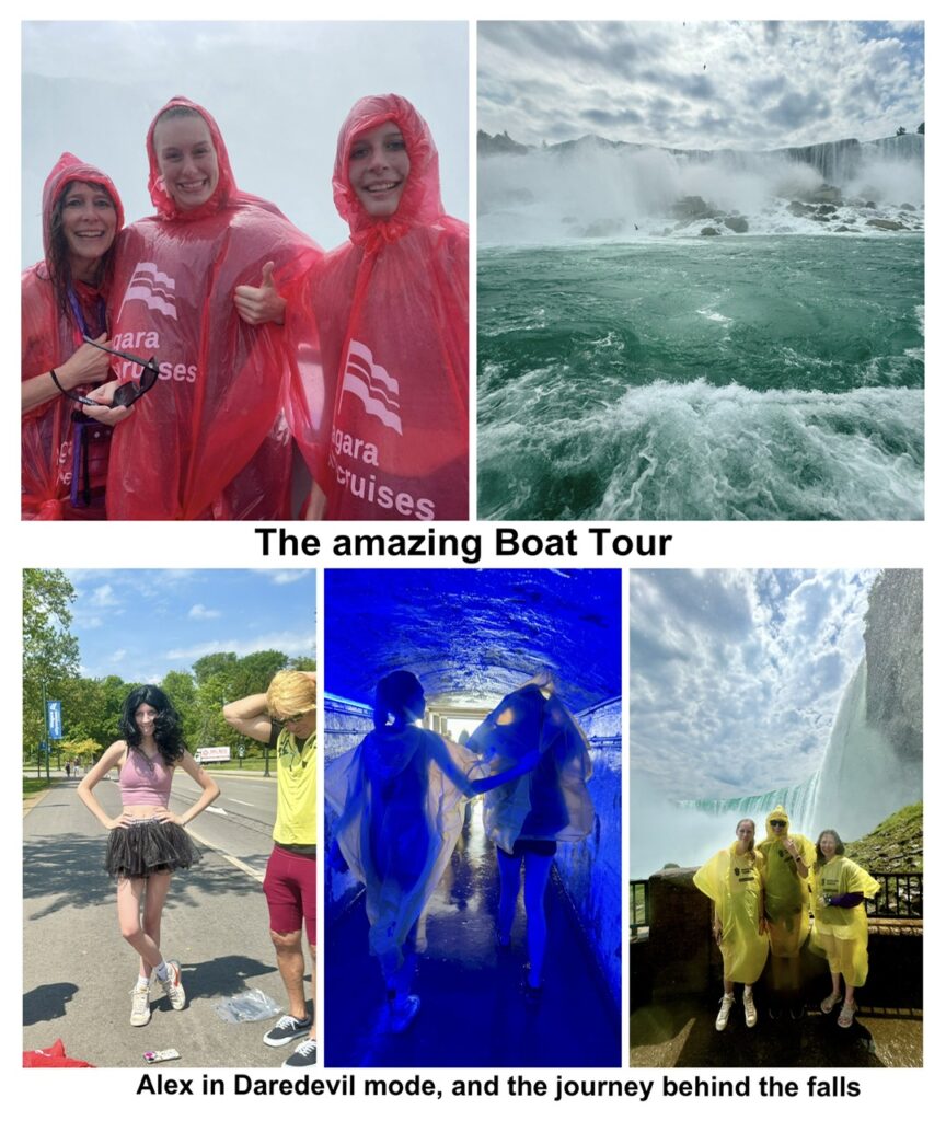 Full Niagara Falls tour. By boat, walking and the journey behind the falls.