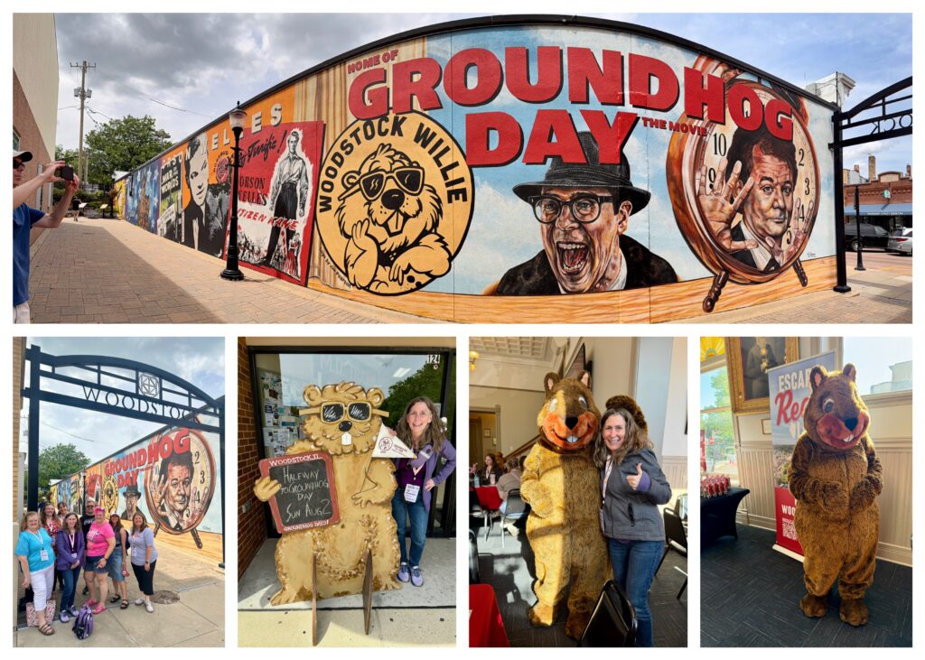 Fun with Groundhogs in Woodstock